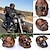 voordelige Halloween Masker en Rekwisieten-Halloween motorfiets schedel masker schedel skelet vizier met verstelbare skelethelmen motorfiets voor jongeren