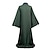 cheap Movie &amp; TV Theme Costumes-Lord Voldemort Cosplay Costume Outfits Men&#039;s Movie Cosplay Cosplay Dark Green Halloween Carnival Masquerade Coat Cloak