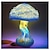cheap Table Lamps-6 Inch Mushroom Table Lamp Bohemian Resin Decorative Bedside Lamp for Bedroom Living Room Home Office Decor Gift