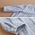 cheap Basic Women&#039;s Tops-Blouse Women&#039;s Light Blue Black khaki Stripes Button Front Office S