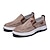 cheap Men&#039;s Slip-ons &amp; Loafers-Men&#039;s Loafers &amp; Slip-Ons Slip-on Sneakers Walking Casual Daily Canvas Breathable Loafer Khaki Gray Summer Spring