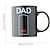 cheap Mugs &amp; Cups-Changing Color Mugs Heat Change Mug for Dad - Christmas Gifts from Daughter - Thermal Heat Activated, Battery - Dad Birthday Gift &amp;amp; Christmas Gifts for Dad - Heat Changing Mugs - Christmas Gift