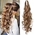 cheap Ponytails-Ponytail Extension Claw 24 Long Curly Wavy Clip In Hairpiece Hair Ponytail Extensions Synthetic One Piece A Jaw Pony Tails for Women Light Brown &amp; Ash Blonde