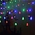 お買い得  ハロウィンライト-ハロウィーンの飾り 3.5m 96LED LED つららカーテンストリングライト、3D パンプキン ゴースト ランタン ホームパーティー用 ホリデーライト EU 米国 AU 英国プラグ