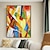 billige Abstrakte malerier-håndlavet oliemaleri lærred vægkunst dekoration moderne farverige linjer abstrakt til boligindretning rullet rammeløst ustrakt maleri