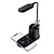 billige Bordlamper-skrivebordslampe bærbar led 3000-6000k justerbar multi-modus trådløs lading studenter lamper hjemme arbeidslys svart