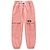 levne Spodní díly-dětské dívčí kalhoty jednobarevné aktivní kapesní škola 7-13 let podzimní černá růžová khaki