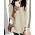 cheap Sweaters &amp; Cardigans-Women&#039;s Pullover Sweater Jumper Jumper Ribbed Knit Oversized Crew Neck Solid Color Daily Going out Stylish Casual Fall Winter Black White S M L
