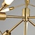 abordables Lustres-suspension led spoutnik lustre 24/45 tête avec disque acrylique décoration style designer suspension plafonnier pour salon restaurant chambre 110-240v