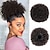 Недорогие Конские хвостики-афро слойка шнурок хвостик короткие синтетические кудрявые вьющиеся булочки наращивание волос пушистые высокие шиньоны прически волосы для чернокожих женщин