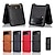 cheap Samsung Cases-Leather Case For Samsung Galaxy Z Flip5 Flip 5 4 3 Flip4 Flip3 5G Hybrid Card Holder Slots Protective Phone Wallet Cover Funda Coque for Samsung Galaxy Z flip 5 4