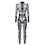 cheap Carnival Costumes-Skeleton / Skull Cosplay Costume Skin Suit Bodysuit Adults&#039; Women&#039;s One Piece Performance Party Halloween Carnival Masquerade Easy Halloween Costumes Mardi Gras