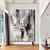 levne Abstraktní malby-olejomalba ručně malované nástěnné umění abstraktní malba nožem krajina bytové dekorace dekorativní role plátno bezrámové nenatažené