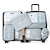 お買い得  荷物と旅行の保管-7 個旅行収納袋セット、荷物仕分け袋旅行衣類収納袋、大容量旅行スーツケース収納衣類収納袋