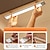 Χαμηλού Κόστους φως ντουλαπιού-led αισθητήρας κίνησης φως ασύρματο φωτιστικό τοίχου usb led νυχτερινά φώτα usb επαναφορτιζόμενες νυχτερινές λάμπες για ντουλάπα κουζίνας φωτιστικό ντουλάπας σκάλα 10/20/30/40cm