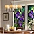 economico Adesivi murali-Pellicole per vetri colorate retrò a fiori Adesivi per vetri elettrostatici in pvc
