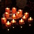 economico Luci decorative-12pcs tremolanti candele senza fiamma luce scintillante candele votive led luci del tè decorazione per le vacanze di natale matrimonio festa da tavolo all&#039;aperto festival