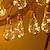 olcso LED szalagfények-napelemes zsinór lámpák kötél kültéri tündérfüzér lámpák napelemes fénydekorációk rusztikus elegáns parasztház dekoráció kandalló falakhoz 7,5 m 16 led