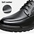 cheap Men&#039;s Oxfords-Men&#039;s Oxfords Derby Shoes Leather Loafers Business Casual Outdoor Daily Leather Breathable Comfortable Slip Resistant Lace-up Black Brown Spring Fall