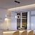 levne Návrh linky-LED závěsné svítidlo lineární stropní závěsné svítidlo do obývacího pokoje lustr do restaurace stmívatelné dálkovým ovládáním závěsné svítidlo pro kancelářskou dřezovou lampu 110-240v