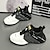 cheap Sports &amp; Outdoors-Men&#039;s Athletic Sneakers Running Shoes Cushioning Light Soft Support Hiking Running PU Leather Summer Spring Black White