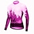 cheap Men&#039;s Jerseys-21Grams Men&#039;s Cycling Jersey Long Sleeve Bike Jersey Compression Clothing Top with 3 Rear Pockets Mountain Bike MTB Road Bike Cycling Breathable Quick Dry Moisture Wicking Reflective Strips Red Mint
