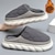 cheap Men&#039;s Slippers &amp; Flip-Flops-Men&#039;s Clogs &amp; Mules Slippers &amp; Flip-Flops Fleece Slippers Plush Slippers Memory Foam Slippers Comfort Shoes Fleece lined Walking Casual Daily Elastic Fabric Warm Loafer Gray blue Gray simple Navy