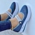 voordelige Damessneakers-Dames Sneakers Instappers Grote maten Platform loafers Valentijnsdag Dagelijks Effen Kleur Zomer Sleehak Ronde Teen Casual Comfortabel minimalisme Vliegende weven Leegloper Zwart Wit Blozend Roze