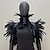 economico Costumi da donna-Punk e gotico Costume cosplay Scialli Mantello di piume Strega malefico Per donna Halloween Prestazioni Feste Scialle
