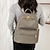 cheap Backpacks &amp; Bookbags-Men&#039;s Women&#039;s Handbag Backpack Shoulder Bag School Bag Bookbag Outdoor Holiday Solid Color Nylon Adjustable Large Capacity Waterproof Zipper Black Grey