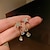 Χαμηλού Κόστους Σκουλαρίκια-Γυναικεία Κρεμαστά Σκουλαρίκια Πολυτελή Κοσμήματα Κλασσικό Stea Φιογκάκι χαριτωμένο στυλ Στυλάτο Επάργυρο Σκουλαρίκια Κοσμήματα 1# / 2# / 3 Κιλά Για Γάμου Πάρτι 1 ζευγάρι