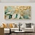 abordables Pinturas florales/botánicas-Pintura de arte de pared grande, pintura al óleo de plumas hecha a mano, pintura de textura pesada pintada a mano, obra de arte abstracta para sala de estar, decoración del hogar, lienzo enrollado