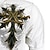 voordelige westernhemden voor heren-Voor heren Overhemd Doodskoppen Grafische prints Kruis Strijkijzer Wit Buiten Straat Lange mouw Afdrukken Kleding Modieus Streetwear Ontwerper Casual