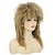 cheap Costume Wigs-80s Tina Rock Diva Costume Wig for Women Big Hair Blonde 70s 80s Rocker Mullet Wigs Glam Punk Rock Rockstar Cosplay Wig for Halloween Party