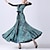 Χαμηλού Κόστους Ρούχα για χοροεσπερίδα-Επίσημος Χορός Φόρεμα Εκτύπωση Κόψιμο Γυναικεία Επίδοση Πάρτι Μακρυμάνικο Διαφανές βαμβάκι Δίχτυ