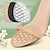 preiswerte Einlegsohlen &amp; Schuheinlagen-2 Stück halbe Einlegesohlen für High-Heel-Schuhe, Vorfuß-Schuhe, rutschfestes Kissen, reduziert Schmerzlinderung, Schuhpolster