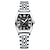 お買い得  クォーツ腕時計-crrju 女性クォーツ時計クリエイティブスチールドレスブレスレットアナログ腕時計レディーススクエア防水女性レロジオフェミニン