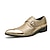 ieftine Saboți și Mocasini Bărbați-Bărbați Mocasini &amp; Balerini Mocasini din piele Pantofi metalici Afacere Casual Chinoiserie Zilnic PU Respirabil Comfortabil Loafer Argintiu Auriu Toamnă Iarnă