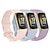 cheap Fitbit Watch Bands-4 Pack 3 Pack 2 Pack Smart Watch Band Compatible with Fitbit Charge 5 Silicone Smartwatch Strap Adjustable Sport Band Replacement  Wristband