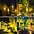 preiswerte Außenwandleuchten-Bunte RGB-Solar-Rasenlampe, Bodeneinführungs- und Projektionslampe, helle Außenhoflandschaft, Baumbeleuchtung und Strahler