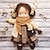 baratos Bonecas-Corpo de algodão boneca waldorf boneca artista artesanal mini boneca de vestir diy caixa de presente de halloween embalagem bênção (excluindo acessórios de pequenos animais)