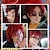 abordables Perruques de déguisement-court rouge perruque moelleux pleine tête perruque hommes femmes cheveux hérissés anime cosplay perruque shaggy perruque rouge adulte enfants