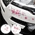 olcso Autómatricák-A cseresznyevirágos virágos autómatricák szeretik a rózsaszín autótuning-styling kiegészítőket