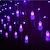 abordables Iluminación interior y para fiestas-Guirnalda de Luces Icicle Halloween LED, 3,5M 96 LED con Efecto Cortina Cascada, Luces Decorativas con Enchufe para Exterior, Casa, Jardín, Terraza, Patio, Fiesta y Decoración Festiva