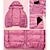 olcso női aktív felsőruházat-női pufi kabát kapucnis kabáttal túra kabát téli szabadtéri termál meleg csomagolható vízálló szélálló kabát felső teljes hosszában látható cipzár horgászat kemping / túrázás / barlangászat