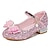 ieftine Pantofi de prințesă pentru copii-Fete Tocuri Pantofi rochie Pantofi Fata cu Flori Pantofi de printesa Încălțăminte școlară Luciu Portabil Respirabilitate Non-alunecare Pantofi de printesa Copii mari (7 ani +) Copii mici (4-7 ani)