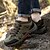 Χαμηλού Κόστους Ανδρικά Sneakers-Ανδρικά Αθλητικά Παπούτσια Μπότες πεζοπορίας Πεζοπορία Καθημερινό Αθλητικό PU Άνετο Δαντέλα μέχρι πάνω Πράσινο Χακί Γκρίζο Χειμώνας