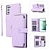 cheap Samsung Cases-Phone Case For Samsung Galaxy S24 S23 S22 S21 S20 Ultra Plus FE A54 A34 A14 A72 A52 A32 A22 A12 Note 20 Ultra Note 10 Plus S25 Ultra Handbag Purse Wallet Case Zipper with Removable Cross Body Strap