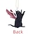 billiga Hängen och dekor till bilen-halloween trendig svart katt flygande katt bil hänge julgran hänge present semester present nyckelring hänge hänge väska hänge