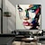 economico Ritratti-tavolozza di arte della parete fatta a mano figura ritratto donna viso decorazione della parete di casa tela arrotolata (senza cornice)